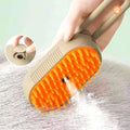 Cat Dog Pet Spray Massage Brush One Button Steam Spray Folding Rotatable Floating Hair Bath Hair Removal Brush Comb#pet cleaning tools