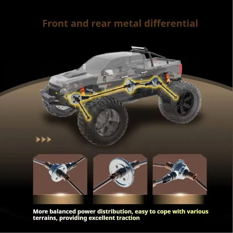 FMS 1:10 FMT Colorado Brushless RC Racing Off-Road Vehicle Climbing Car 80KM/H High-Speed 4WD Remote Control Car Model RS