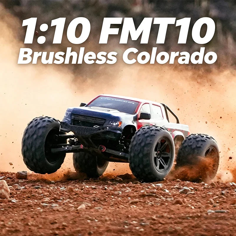 FMS 1:10 FMT Colorado Brushless RC Racing Off-Road Vehicle Climbing Car 80KM/H High-Speed 4WD Remote Control Car Model RS