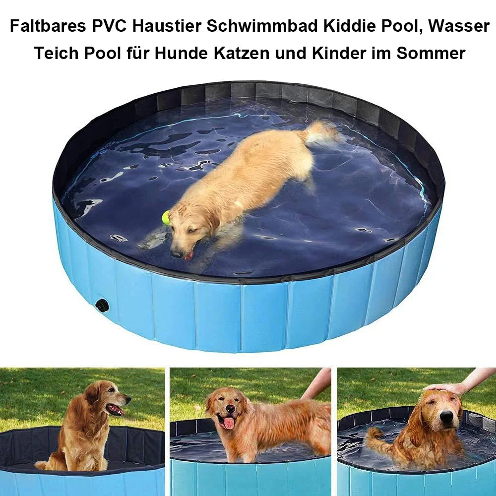 ペットプール ポータブルスイミングタブ 折りたたみ式犬用風呂 折りたたみ式ペット用バスタブ 犬用バスタブ 屋外屋内折りたたみ式プール