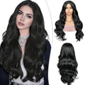 Fashion Big Wave Curly Wig 24 Inch, Heat Friendly Synthetic, Adjustable 21-23in Cap, Perfect for Outfit Matching